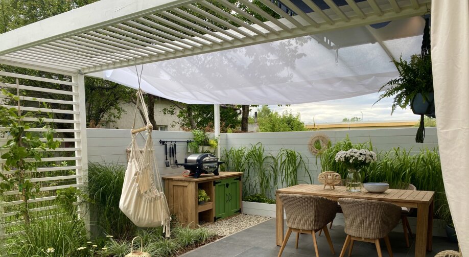 "Wymarzone ogrody": stworzony do relaksu oraz wspólnego gotowania ogród Marii oraz Jacka 
